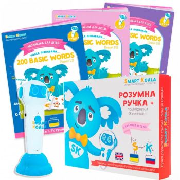 Smart Koala + Книга Интерактивная Smart Koala English (1, 2, 3 сезон) (SKS0123BW) | Фото 1