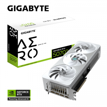 Відеокарта GIGABYTE GeForce RTX 5070 Ti 16GB GDDR7 AERO OC (GV-N507TAERO_OC-16GD) | Фото 12