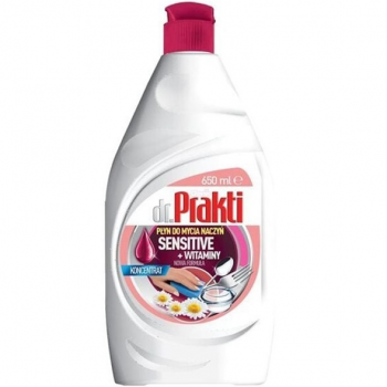 Засіб для миття посуду Dr.Prakti Sensetive+Vitaminy 650 мл (5903855502697) Засіб для миття посуду Dr.Prakti Sensetive+Vitaminy 650 мл (5903855502697) | Фото 1