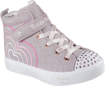 Кеди високі підліткові для дівчаток Skechers Heart Steps 314623L RSGD 33.5 (2 US) рожеві (KK3802-20) Кеди високі підліткові для дівчаток Skechers Heart Steps 314623L RSGD 33.5 (2 US) рожеві (KK3802-20) | Фото 4