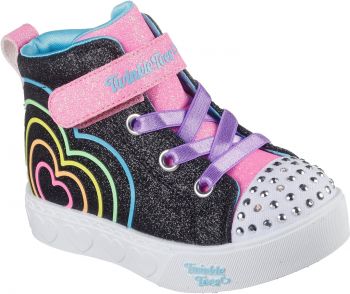 Кеди високі для дівчаток Skechers Heart Steps 314623N BKMT 24 (8 US) рожевий/сірий (KK3803-80) Кеди високі для дівчаток Skechers Heart Steps 314623N BKMT 24 (8 US) рожевий/сірий (KK3803-80) | Фото 4