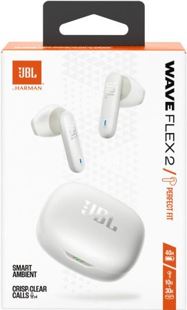 Навушники JBL Wave Flex 2 White (JBLWFLEX2WHT) Навушники JBL Wave Flex 2 White (JBLWFLEX2WHT) | Фото 10