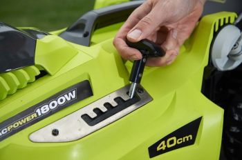 Газонокосарка електрична RYOBI RLM18E40H 1800Вт 50л (5133002347) Газонокосарка електрична RYOBI RLM18E40H 1800Вт 50л (5133002347) | Фото 4