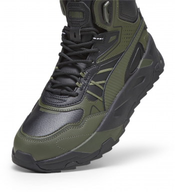 Черевики чоловічі Puma Trinity Mid Hybrid L 393985-04 41 (7.5 UK) чорні/оливкові (4099684648437) | Фото 3
