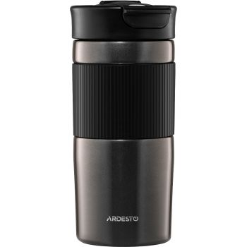 Термочашка ARDESTO Comfort 450мл, нержавіюча сталь, чорний (AR2645CMB) | Фото 1
