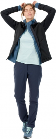 Флісова кофта жіноча для туризму Quechua MH520 8649068 S чорна (4333266_Quechua) Флісова кофта жіноча для туризму Quechua MH520 8649068 S чорна (4333266_Quechua) | Фото 2