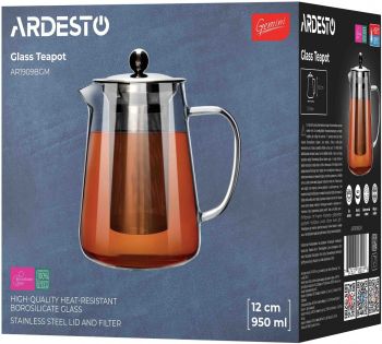 Заварник ARDESTO Gemini Milano 950мл (AR1909BGM) Заварник ARDESTO Gemini Milano 950мл (AR1909BGM) | Фото 2