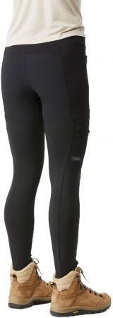 Легінси жіночі для трекінга Forclaz Travel 500 надміцні 8642109 L чорні | Фото 3