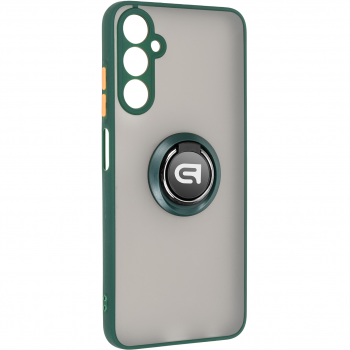 Чохол ArmorStandart Frosted Matte Ring для SAMSUNG A05s (A057) Dark Green (ARM72764) | Фото 1