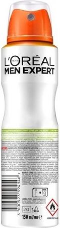 Дезодорант-антиперспірант L'Oréal Paris Men Expert Захист сорочки для чоловіків 150мл | Фото 2