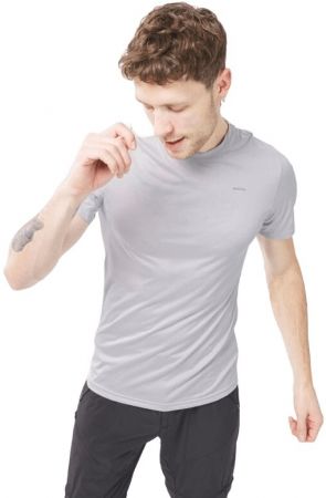 Футболка чоловіча для туризму Olaian 100 8612136 XXXXL сіра (4194017_Quechua) | Фото 5