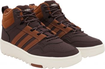 Черевики дитячі ADIDAS Hoops 4.0 Mid Winterized J JQ7904 38.5 (5.5 UK) коричневі (4068803801749) | Фото 6