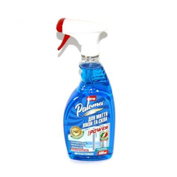 Очисник для скла та дзеркал Paloma Extra Power з нашатирним спиртом 600мл (4820256550427) Очисник для скла та дзеркал Paloma Extra Power з нашатирним спиртом 600мл (4820256550427) | Фото 1