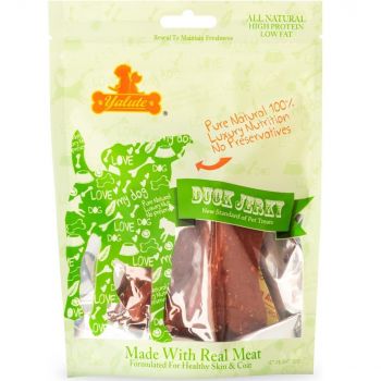 Ласощі для собак Yalute Bone Shape of Duck and Apple качка та яблуко 100г (4820261920512) | Фото 1