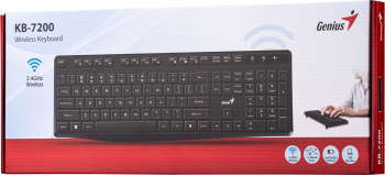 Клавіатура GENIUS KB-7200, 104key, WL, EN/UKR, Black (31320002406) Клавіатура GENIUS KB-7200, 104key, WL, EN/UKR, Black (31320002406) | Фото 7