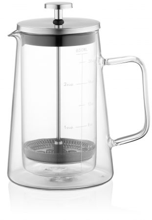 ARDESTO BLACK MARS з пoдвійними стінками, 600 мл, нержавіюча сталь, скло (AR1906DW) | Фото 3