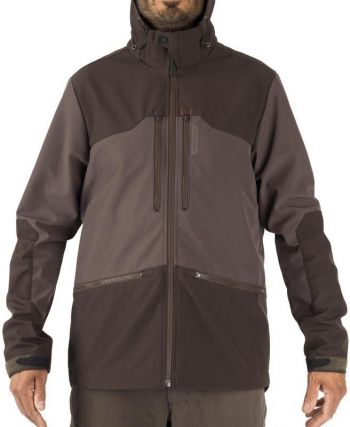 Куртка чоловіча для полювання Solognac 500 зі софтшелу 8394398 M коричнева (2315534_Solognac) | Фото 14