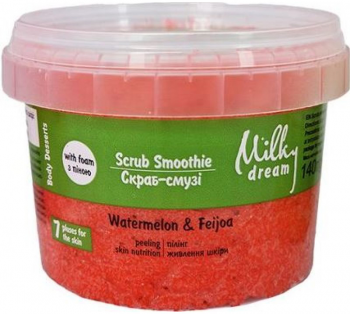Скраб-смузі з піною Milky Dream Watermelon & Feijoa 140г (4820205303852) Купить гель и скраб для тела Скраб-смузі з піною Milky Dream Watermelon & Feijoa 140г (4820205303852) | Фото 2