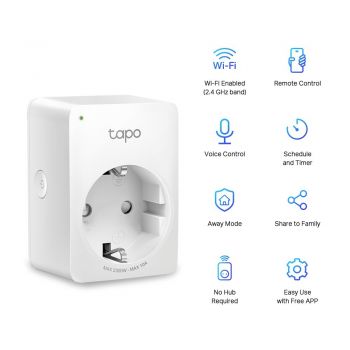Смарт-розетка TP-Link Tapo P100 (TAPO-P100-1-PACK) | Фото 4
