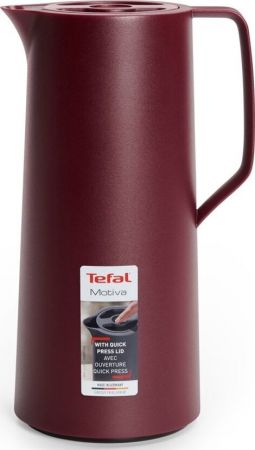 Термокувшин TEFAL Motiva, 1л, бордовий (N4170210) | Фото 4