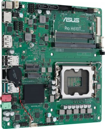 Материнська плата ASUS PRO H610T-CSM (90MB1G60-M0EAYC) Материнська плата ASUS PRO H610T-CSM (90MB1G60-M0EAYC) | Фото 4