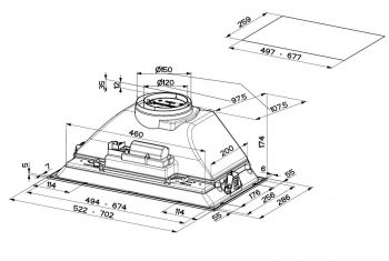 Витяжка FABER  Inka Smart C Lg A70, Silver (305.0599.306) | Фото 3