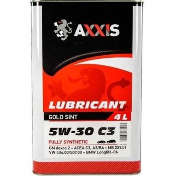 Олива моторна Axxis 5W-30 C3 504/507 4л (AX-2020) (48021043865) | Фото 1