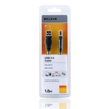 BELKIN USB 2.0 AM/BMDSTP 1.8м, Black (F3U154bt1.8M) BELKIN USB 2.0 AM/BMDSTP 1.8м, Black (F3U154bt1.8M) | Фото 2