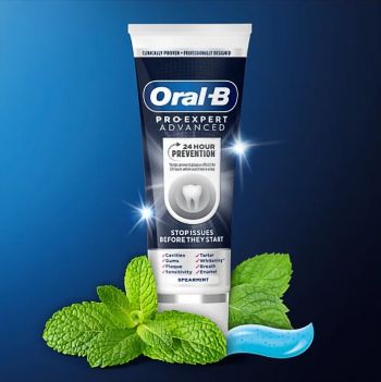 Зубна паста Oral-B Pro-Repair Додаткове відбілювання 75мл (8700216106702) Зубна паста Oral-B Pro-Repair Додаткове відбілювання 75мл (8700216106702) | Фото 2