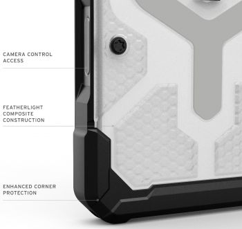 Чохол UAG для APPLE iPhone 17 Pro Max, Pathfinder Clear MagSafe, Ice/Silver (114552114333) | Фото 6