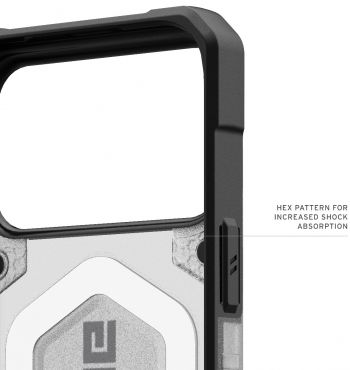 Чохол UAG для APPLE iPhone 17 Pro Max, Pathfinder Clear MagSafe, Ice/Silver (114552114333) | Фото 8