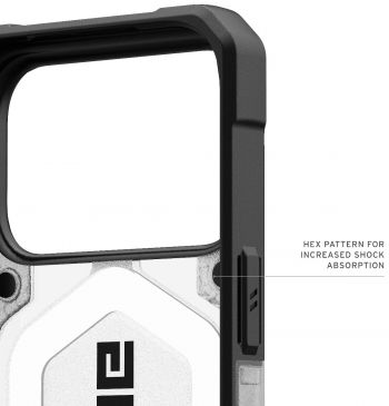 Чохол UAG для APPLE iPhone 17 Pro, Pathfinder Clear MagSafe, Ice/Silver (114551114333) Чохол UAG для APPLE iPhone 17 Pro, Pathfinder Clear MagSafe, Ice/Silver (114551114333) | Фото 9