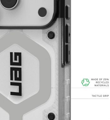 Чохол UAG для APPLE iPhone 17 Pro, Pathfinder Clear MagSafe, Ice/Silver (114551114333) Чохол UAG для APPLE iPhone 17 Pro, Pathfinder Clear MagSafe, Ice/Silver (114551114333) | Фото 10