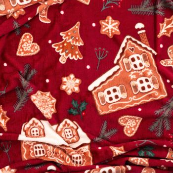 Плед ARDESTO Christmas Flannel 160х200см імбирні будиночки (ART0121PB) Плед ARDESTO Christmas Flannel 160х200см імбирні будиночки (ART0121PB) | Фото 4
