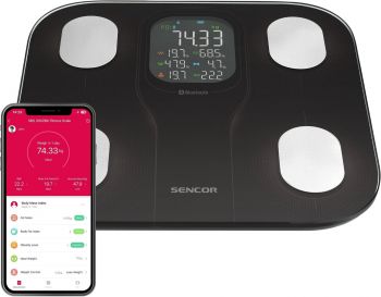 Купить весы напольные Ваги підлогові SENCOR SBS9002BK | Фото 6