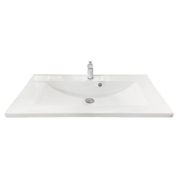 Купить раковину Раковина Adamant Quanto 1000х447х140мм біла (4824296107201) | Фото 2