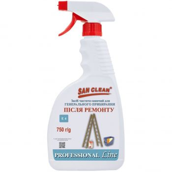 Купить средство для уборки San Clean після ремонту 750 г розпилювач (4820003544372) | Фото 1