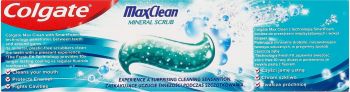 Купить зубную пасту и ополаскиватель Зубна паста COLGATE Max Clean Mineral Scrub 75 мл (8718951327085) | Фото 2