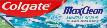 Купить зубную пасту и ополаскиватель Зубна паста COLGATE Max Clean Mineral Scrub 75 мл (8718951327085) | Фото 3