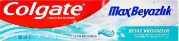 Зубна паста COLGATE White Crystal Mint 50 мл (6920354837302) Купить зубную пасту и ополаскиватель Зубна паста COLGATE White Crystal Mint 50 мл (6920354837302) | Фото 4
