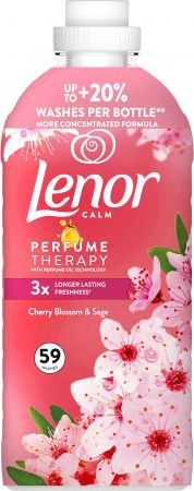 Кондиціонер для білизни Lenor вишневий цвіт та шавлія 1,239л (8700216723602) | Фото 1