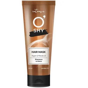 Маска для волосся O'SHY Intense Argan & Marula oil 200мл (4820263234013) Купить маску для волос Маска для волосся O'SHY Intense Argan & Marula oil 200мл (4820263234013) | Фото 1
