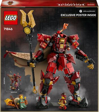 Конструктор LEGO Ninjago Робот Вогняного Лицаря (71846) Купить конструктор Конструктор LEGO Ninjago Робот Вогняного Лицаря (71846) | Фото 2