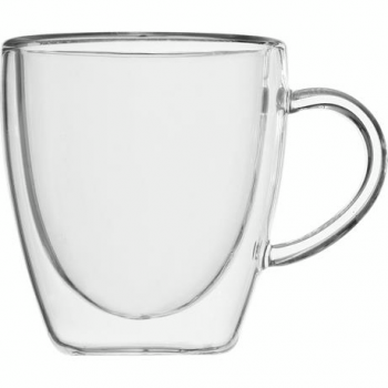 Набір чашок з ручками та подвійними стінками ARDESTO, 100мл, 2шт (AR2610BH) | Фото 1