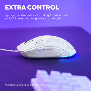 Ігрова миша Trust GXT 928 Helox White (25389_TRUST) Ігрова миша Trust GXT 928 Helox White (25389_TRUST) | Фото 9