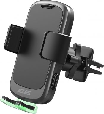 Автотримач 2Е Wireless для смартфона з бездротовою зарядкою 2USB 60Вт (2E-WCQ01-10) | Фото 4