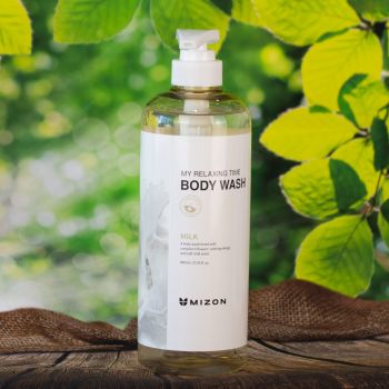 Гель для душу Mizon My Relaxing Time Milk, 800 мл (8809132968965) | Фото 4
