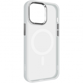 Чохол ArmorStandart Unit MagSafe для APPLE iPhone 13 Pro Max Matte Clear Silver (ARM70461) | Фото 1