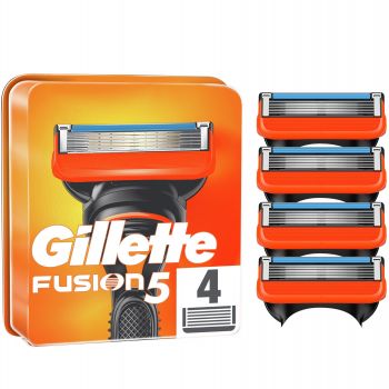 GILLETTE FUSION Змінні касети для гоління 4шт (7702018866984) | Фото 1