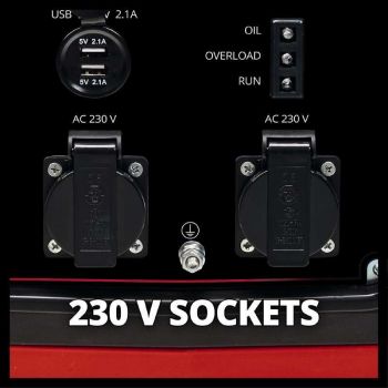 Генератор бензиновий EINHELL TC-IG 2000 (4152590) Купить генератор Генератор бензиновий EINHELL TC-IG 2000 (4152590) | Фото 3